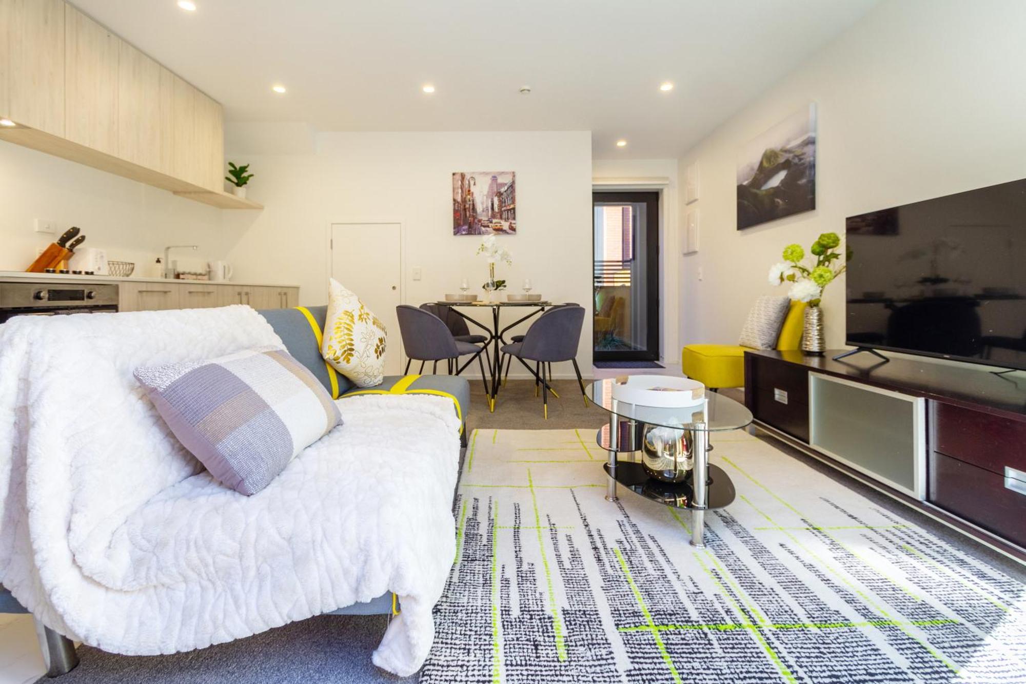 Central Escape On Cashel Street 2 Bed 2 Bath 基督城 外观 照片